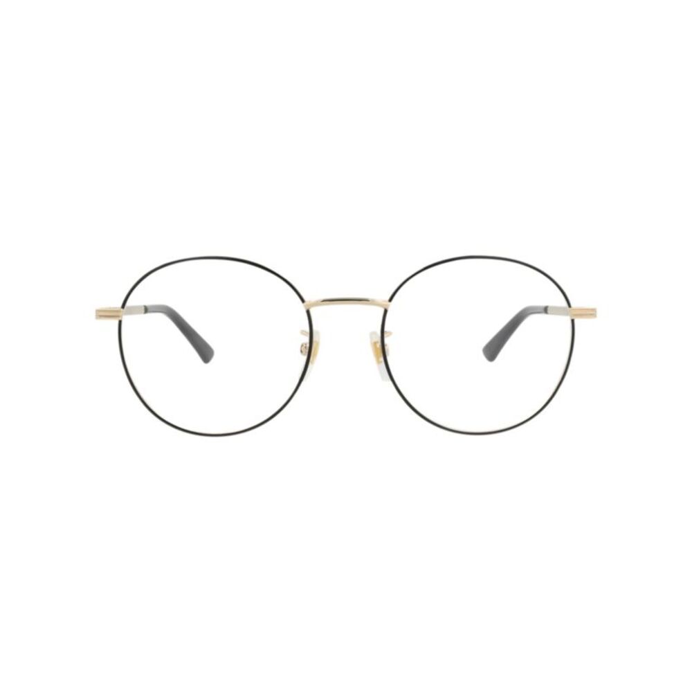 Gucci Round-Frame Metal Optical Frames Multi Mens